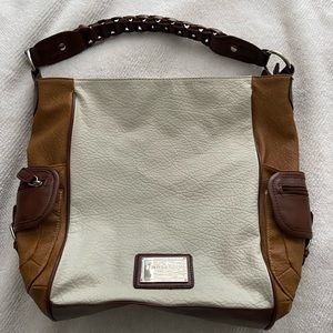 Rossetti Cream/Two Tone Brown Shoulder Bag